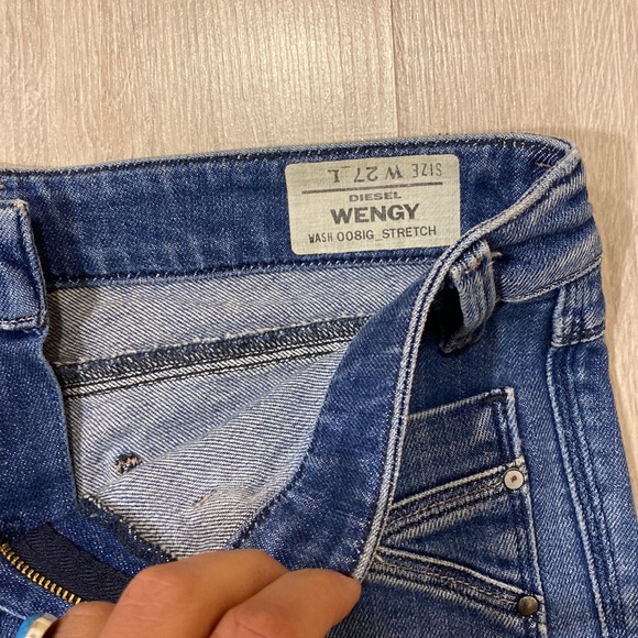 Diesel jeans denim shorts size W27 - Picture 2 of 3